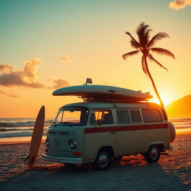 Bivalni kombi za surf počitnice